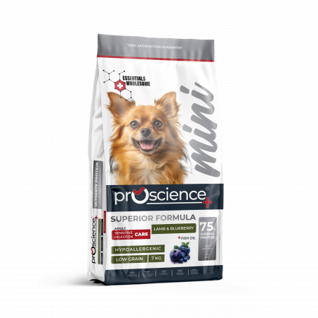 Hrana Uscata Caini - Pro Science Mini Adult Sensitive Digestion Care cu Miel si Afine