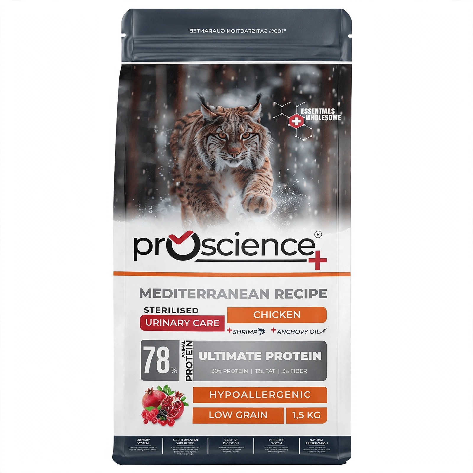 Pro Science - Pro Science Sterilised Cat Urinary Care cu Pui