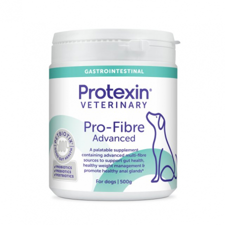 Caini - Protexin Pro Fibre Advanced Suport Digestiv pentru Caini 500 Gr