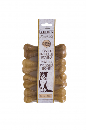 Recompense si Delicii pentru Caini - Recompense Viking Os Piele Presata 10 cm 4 buc