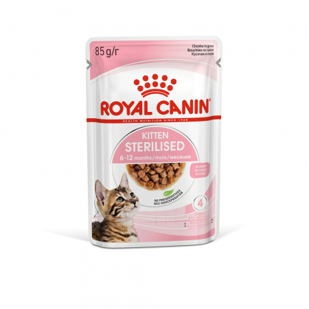 Royal Canin - Royal Canin Kitten Sterilised in Gravy Plic 85 G