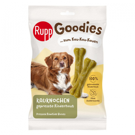 Import - Rupp Dog Pressed Rawhide Bones (os presat) 3 buc