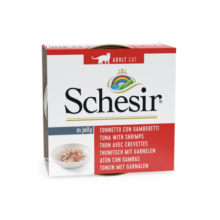 Pisici - Schesir Pisica Adult Ton si Creveti Conserva
