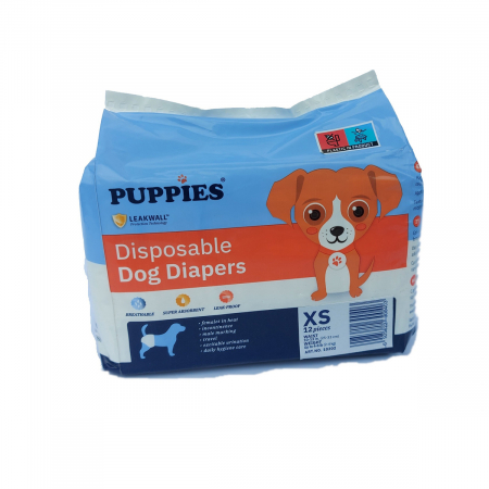 Igiena Caini - Scutece pentru Caini Unica Folosinta Puppies