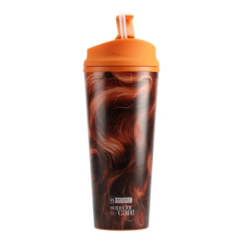 Fantani si Adapatoare - Superior Care Pahar cu Pai si Ilustratie Blanita Rosie 710 ML