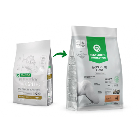 Caini - Superior Care White Dogs Small&Mini Breeds Adult cu Miel