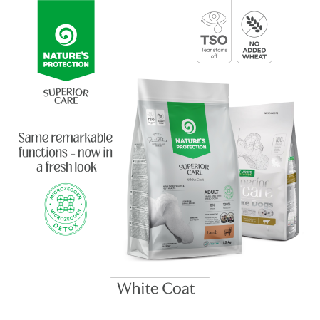 Caini - Superior Care White Dogs Small&Mini Breeds Adult cu Miel