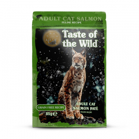 Taste of The Wild - Taste of the Wild Cat Pouch Adult cu Somon Pate 85 Gr