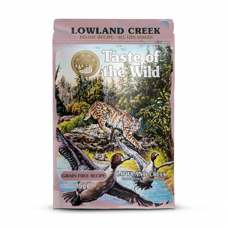 Taste of The Wild - Taste of the Wild Cat Pouch All Life Stages Lowland Creek Bucatele de Curcan in Sos 85 Gr