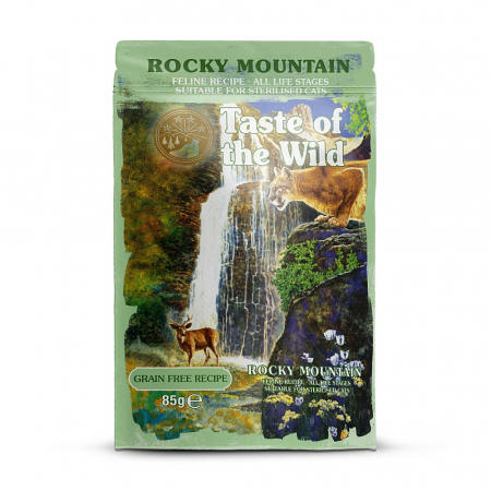 Taste of The Wild - Taste of the Wild Cat Pouch All Life Stages Rocky Mountain Bucatele de Pui in Sos 85 Gr