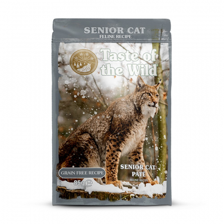 Taste of The Wild - Taste of the Wild Cat Pouch Senior cu Pui Pate 85 Gr