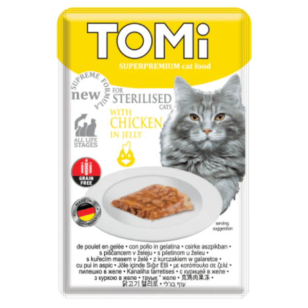 Tomi - Tomi Cat Adult Pui Plic pentru Sterilizata