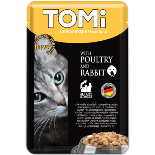 Tomi - Tomi Cat Adult Pui Si Iepure Plic