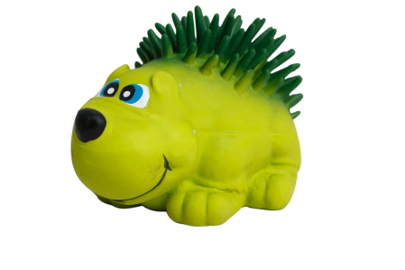 Caini - TOY1630 Jucarie arici din latex; 8cm; Verde