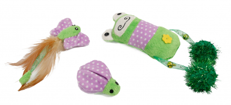 Pisici - TOY2019 Set din 3 jucarii cu catnip pentru pisica