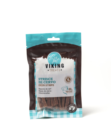 Recompense si Delicii pentru Caini - Viking Fasii din Caprioara pentru Caini 80 Gr