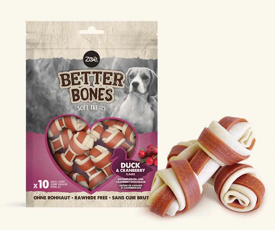 Recompense si Delicii pentru Caini - Zoe Better Bones cu Rata si Merisoare