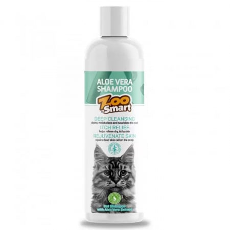 Sampoane si Balsamuri - ZooSmart Sampon pentru Pisici cu Extract de Aloe Vera