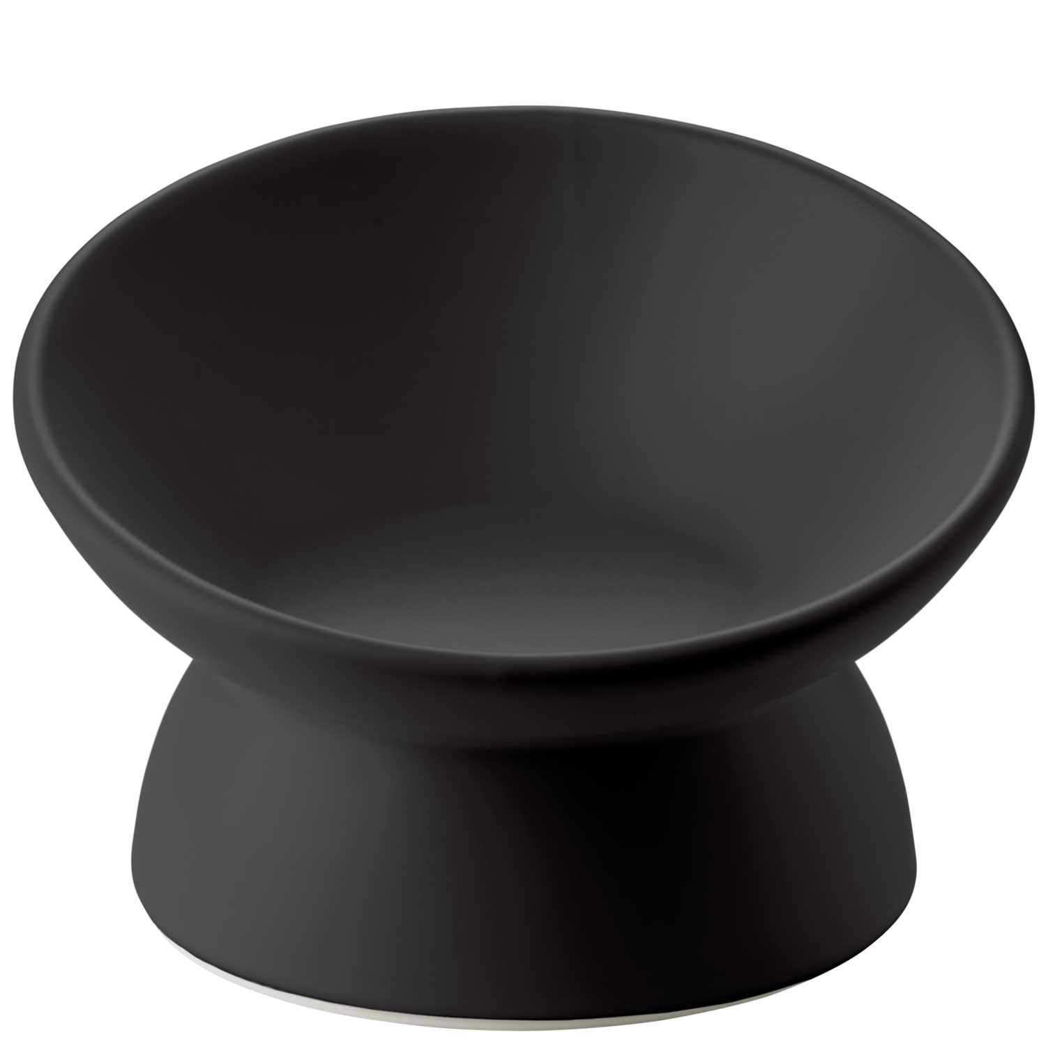 Hunter Bol Langa din Ceramica pentru Pisici 14 Cm Negru