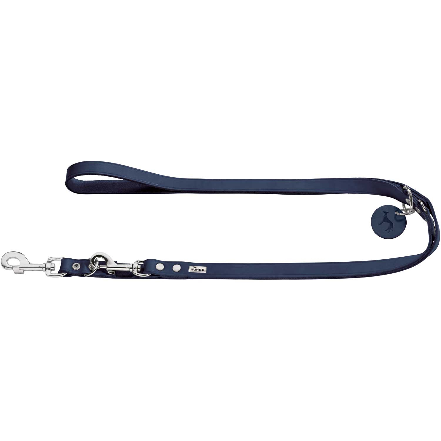 Hunter Lesa de Antrenament Aalborg din Piele Naturala 1.3 200 Cm Blue, 1.3/200 Cm