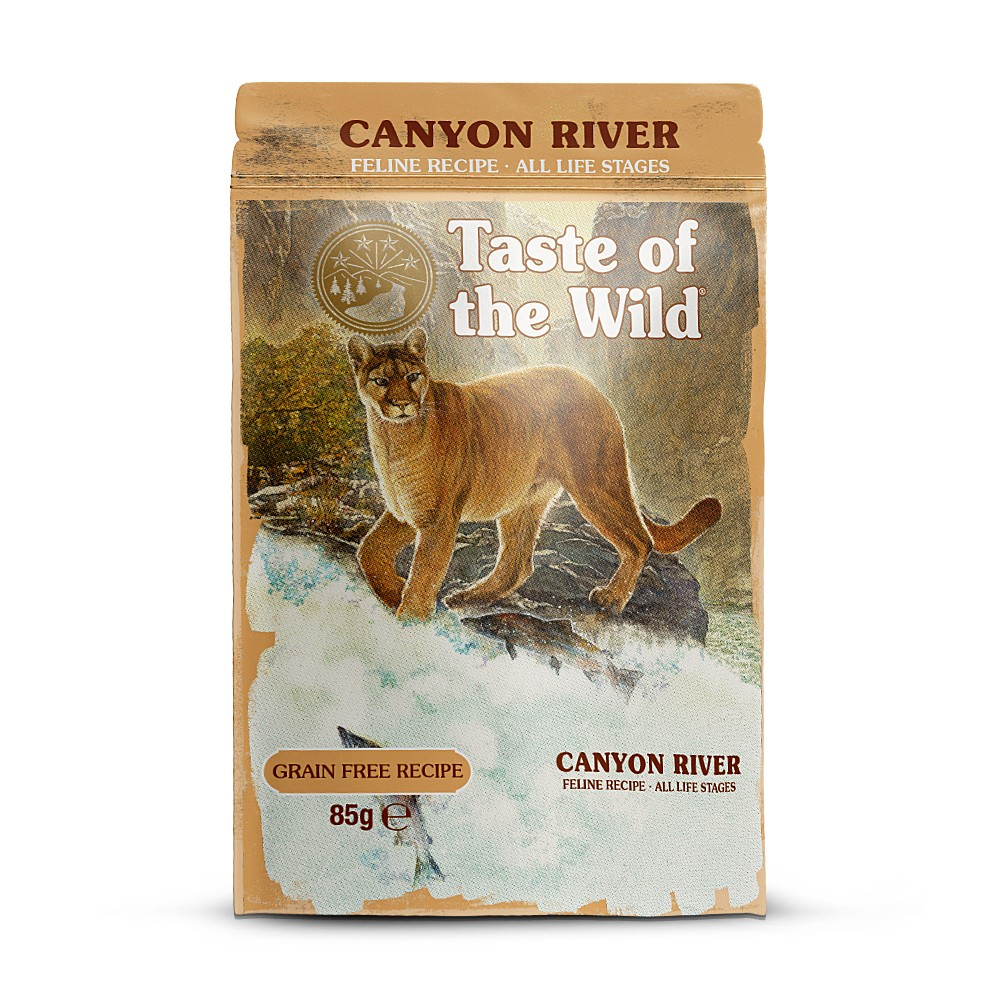 Taste of the Wild Cat Pouch All Life Stages Canyon River cu Pastrav 85 Gr [1]