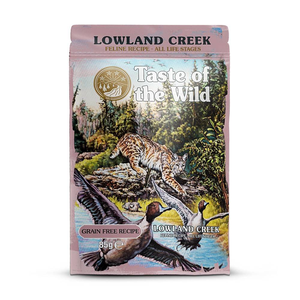 Taste of the Wild Cat Pouch All Life Stages Lowland Creek Bucatele de Curcan in Sos 85 Gr [1]