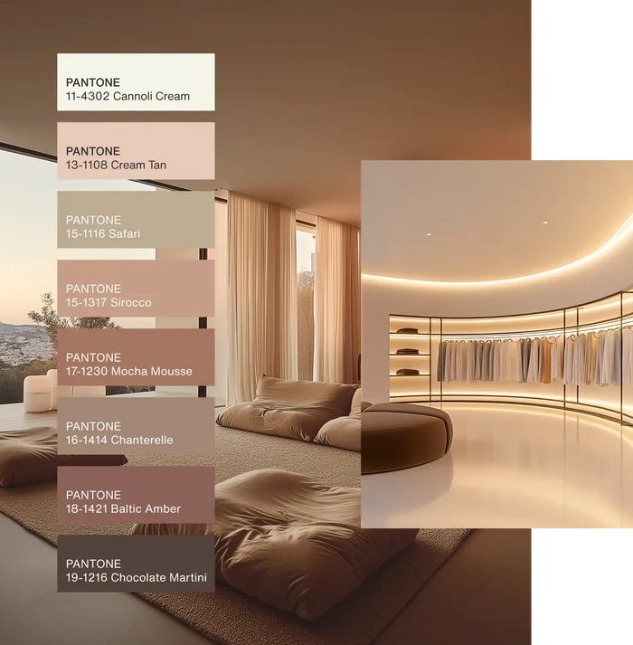 Culoarea anului 2025 – Mocha Mousse
