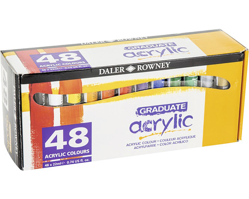 Set 48 culori acrilice Graduate 48x22 ml [3]
