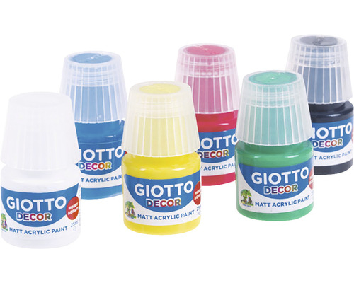Set culori acrilice Giotto Decor Acrylic 6x25 ml [1]