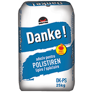 Gleturi, adezivi, mortare - Danke! Adeziv pentru polistiren