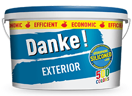 Vopsea lavabila pentru exterior - Danke