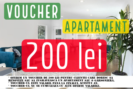 Servicii de consultanta renovari interioare si zugraveli - VOUCHER REDUCERE RENOVARI