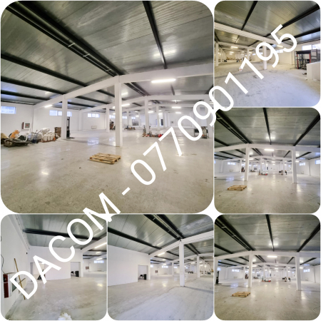 Hale si Depozite Industriale - Servicii de Zugraveli Mecanizate Airless - Hale Industriale - Depozit