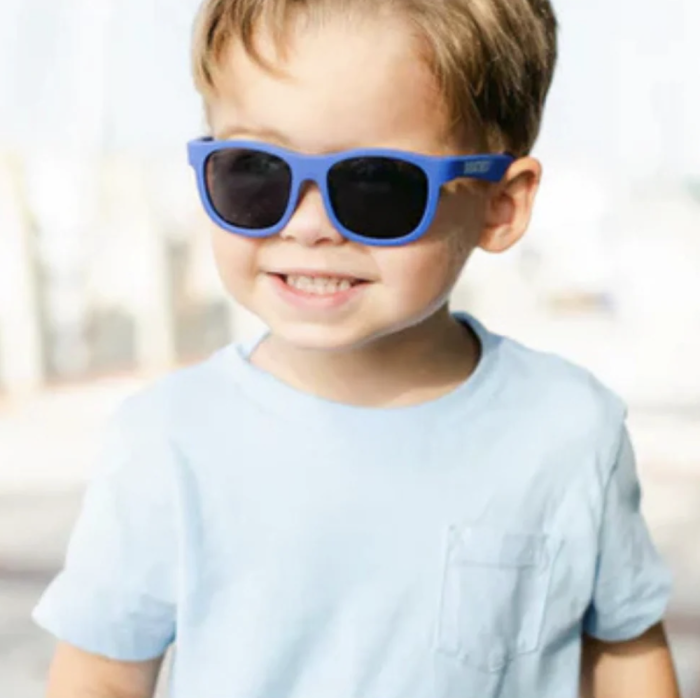 Babiators, Ochelari de soare pentru copii ultraflexibili,   Originals Navigator: Good As Blue | Smoke Lens [3]