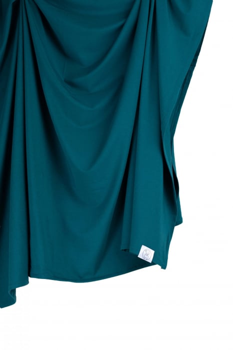 BAMBOO SWADDLE BLANKET TEAL [1]