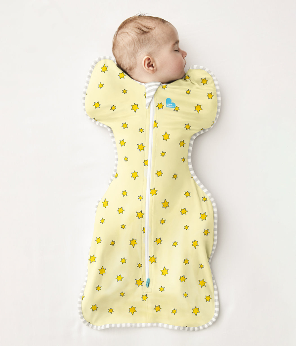 Love to Dream sac de dormit pentru infasat Swaddle Up,Lite Yellow, 2-3.8 kg, NB, 0,2 TOG [2]