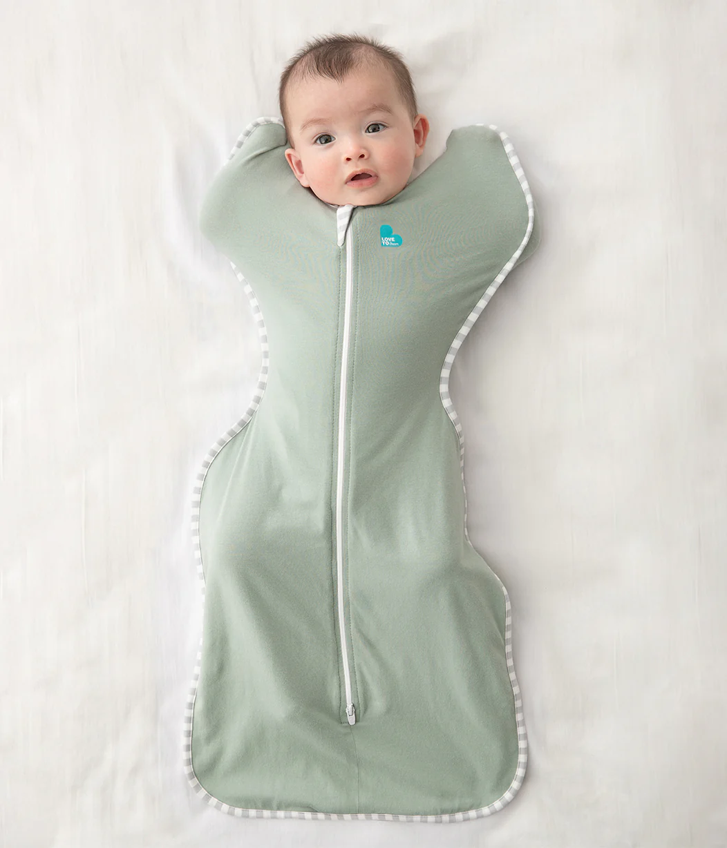 Love to Dream sac de dormit pentru infasat Swaddle Up, Olive, M, 6-8.5kg, 0.2 TOG [2]