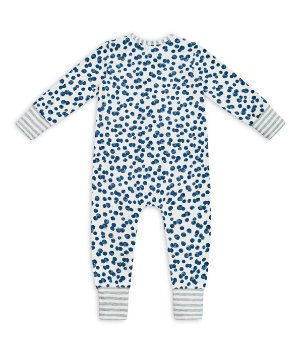 Love to Dream, Salopeta din bumbac cu fermoar, nou-născut, Denim [4]