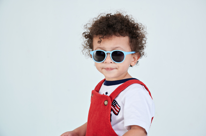 Ochelari de soare copii, ultraflexibili,  Babiators, Bermuda Blue, lentile fumurii, 0-2 ani [6]