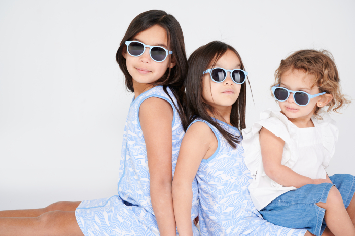 Ochelari de soare copii, ultraflexibili,  Babiators, Bermuda Blue, lentile fumurii, 0-2 ani [7]