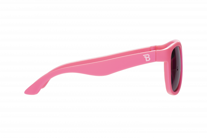 Ochelari de soare copii, ultraflexibili,  Babiators, Think Pink, lentile fumurii, 3-5 ani [3]