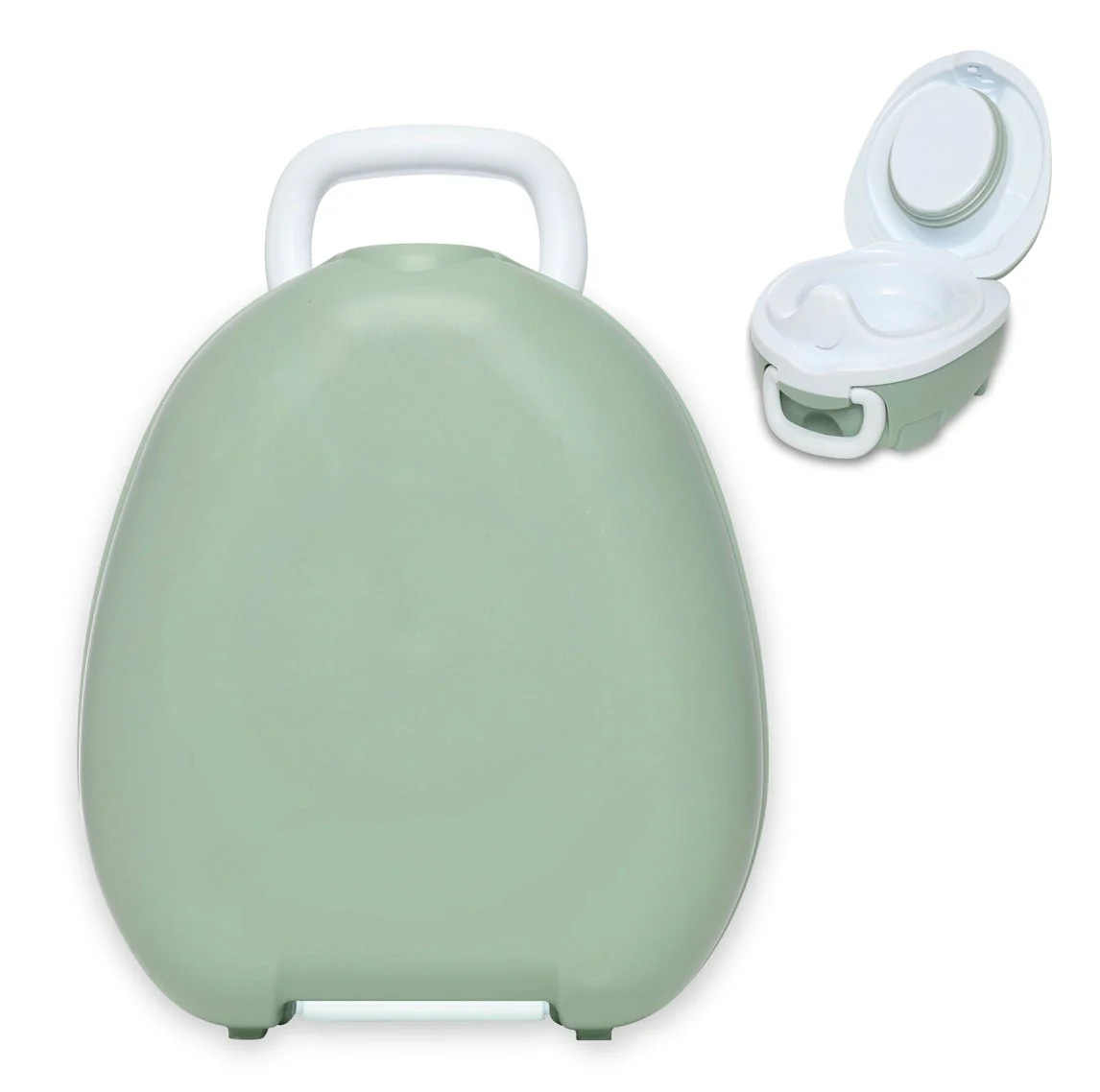 Olita portabila cu capac si maner My Carry Potty, Roz pal [20]