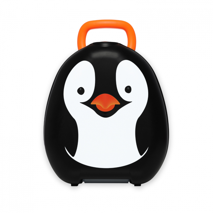 Olita portabila cu capac si maner My Carry Potty, Pinguin [1]