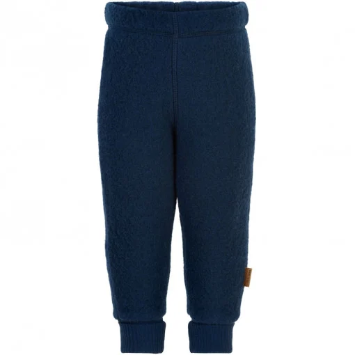 Pantaloni Mikk Line, din lana merinos, Blue Nights, 62 [2]