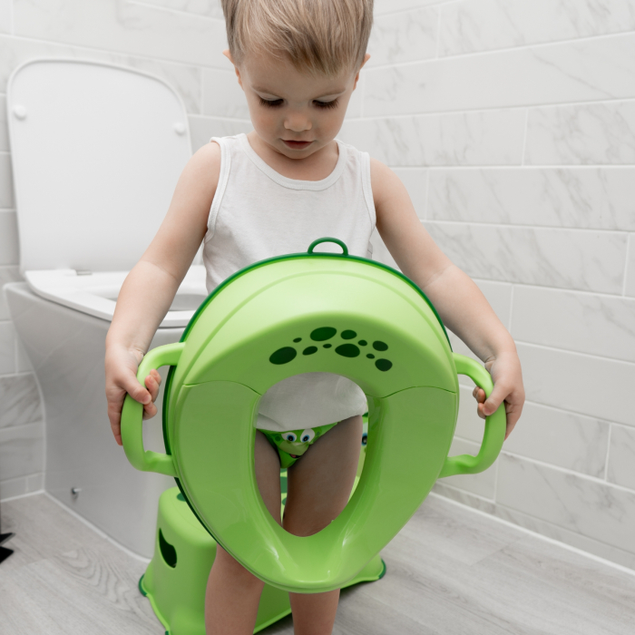 Reductor cu manere pentru toaleta, My Trainer Seat, Dino [3]