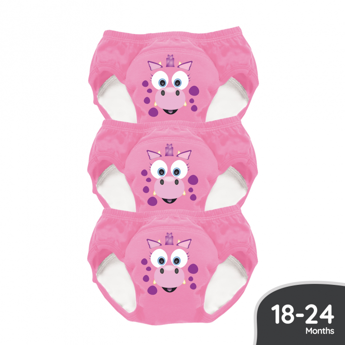Set de 3 chilotei de antrenament la olita My Little Training Pants, 3-4 ani, Vulpe [17]