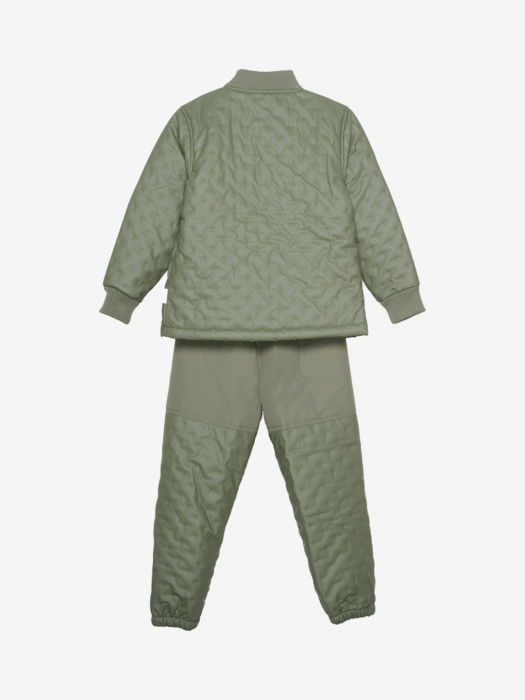 Set termic matlasat anti vant,  CeLaVi, Marimea 80, Army [2]