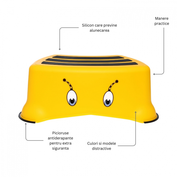 Treapta inaltatoare pentru copii, My Step Stool, Albina [3]