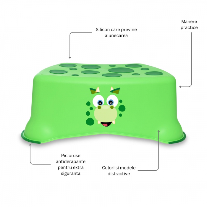 Treapta inaltatoare pentru copii, My Step Stool, Dino [4]