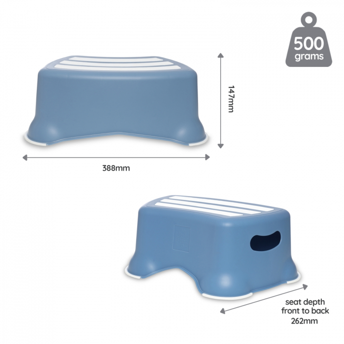 Treapta inaltatoare pentru copii, My Step Stool, Bleu pastel [3]